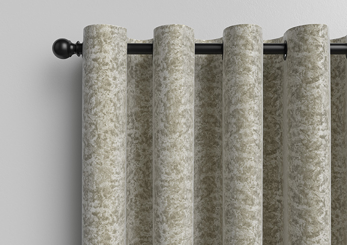Cyrus Crushed Velvet, Cream - Made to Measure Curtains - Image 12